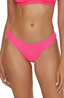 Becca Modern Edge Ribbed Hipster Bikini Bottoms at Nordstrom,