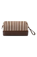 Béis The Striped Dopp Kit in Maple at Nordstrom