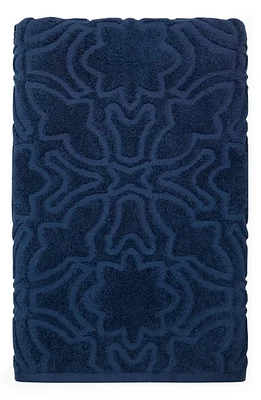 SFERRA Moresco Bath Towel in Navy at Nordstrom