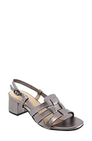 Trotters Luna Slingback Sandal Pewter Metallic at Nordstrom,