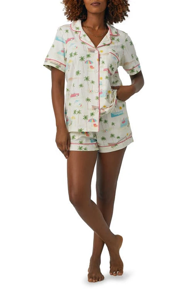 BedHead Pajamas Print Stretch Organic Cotton Jersey Short at Nordstrom