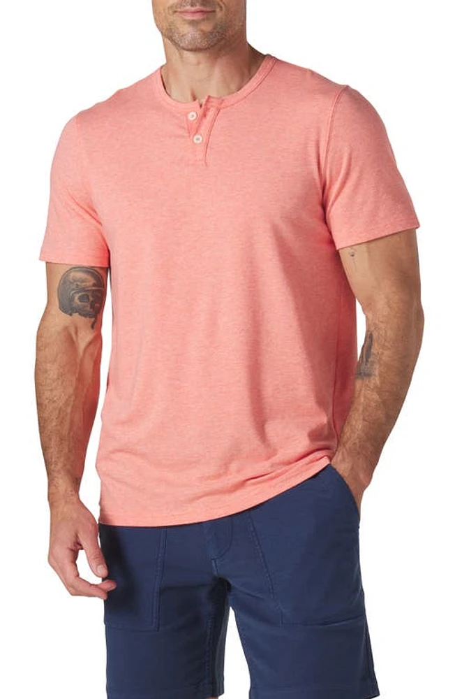 The Normal Brand Short Sleeve Active Henley at Nordstrom,