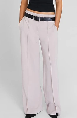 Club Monaco Wide Leg Crepe Pants 496 - Lavender/violetclair at