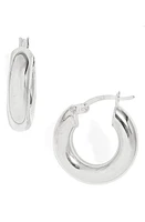 Argento Vivo Sterling Silver Chunky Tube Hoop Earrings at Nordstrom