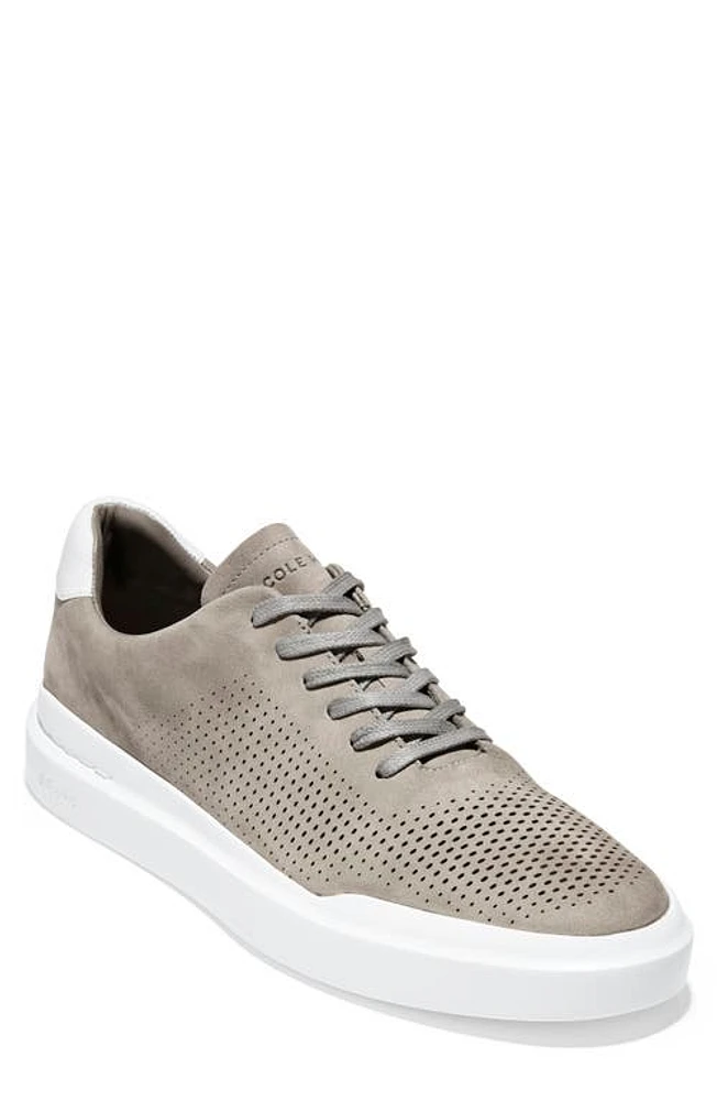 Cole Haan GrandPro Rally Sneaker Ironstone/Optic White Nubuck at Nordstrom,