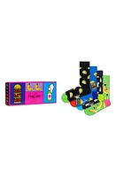 Happy Socks Assorted 4-Pack Yummy Yummy Crew Socks Gift Set in Black Multi at Nordstrom