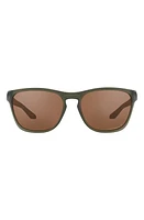 Oakley Manorburn 56mm Prizm Polarized Square Sunglasses in Olive at Nordstrom