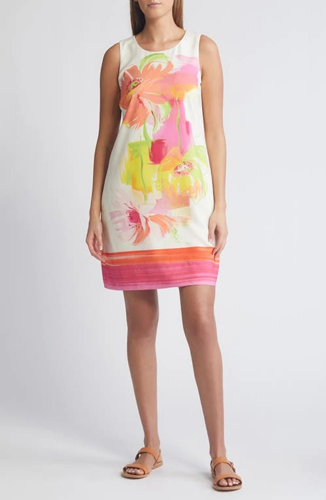 Tommy Bahama Radiant Retreat Silk Shift Dress Coconut at Nordstrom,