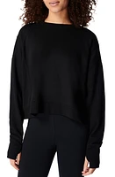 Sweaty Betty After Class Cotton Blend Crop Sweatshirt at Nordstrom,