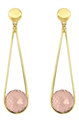 Dean Davidson Mini Ipanema Drop Earrings in Morganite/Gold at Nordstrom