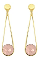 Dean Davidson Mini Ipanema Drop Earrings in Morganite/Gold at Nordstrom