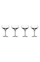 Orrefors More Set of 4 Crystal Coupe Cocktail Glasses in Clear at Nordstrom