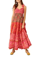 Free People Bluebell Mixed Print Cotton Maxi Dress Combo at Nordstrom,