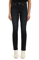 Mavi Jeans Kendra High Waist Straight Leg Deep Brushed Feather Blue at Nordstrom, X