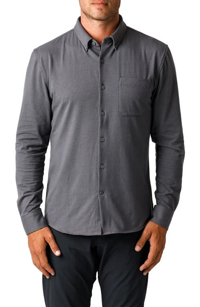 Western Rise X Performance Cotton Blend Button-Down Shirt at Nordstrom,