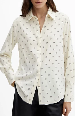 MANGO Button-Up Shirt at Nordstrom,