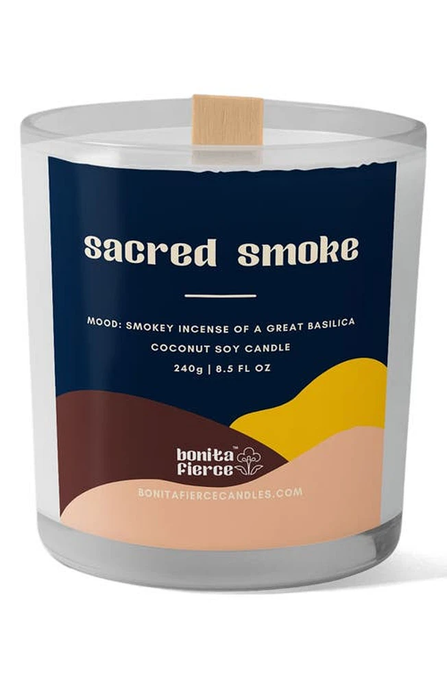 Bonita Fierce Sacred Smoke Candle in Blue/White Multi at Nordstrom, Size One Size Oz