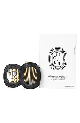 Diptyque Figuier (Fig) Car Fragrance Diffuser & Refill Insert Set at Nordstrom