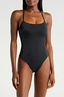 Andie The Fiji Lace-Up Back One-Piece Swimsuit at Nordstrom,