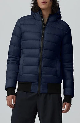 Canada Goose Crofton Water Repellent 750 Fill Power Down Jacket Atlantic Navy at Nordstrom,