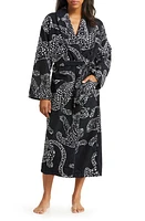 Desmond & Dempsey Print Terry Cloth Robe Jag at Nordstrom,