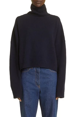 The Row Ezio Merino Wool & Cashmere Turtleneck Sweater at Nordstrom,