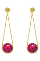 Dean Davidson Ipanema Drop Earrings in Vivid Pink/Gold at Nordstrom