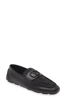 Valentino Garavani VLOGO Driving Shoe 0No - Nero at Nordstrom,