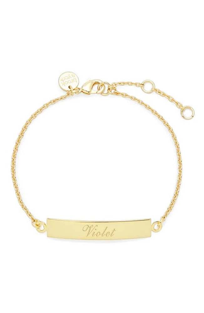 Brook and York Elena Personalized Name Bracelet in Gold at Nordstrom