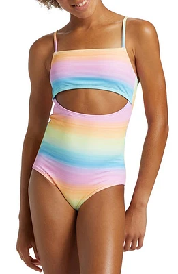 Billabong Kids' Vista Dreamin' Ombré One-Piece Swimsuit Multi at Nordstrom,