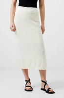 French Connection Nesta Stripe Open Stitch Cotton Sweater Skirt at Nordstrom,