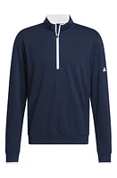 adidas Golf AEROREADY Half Zip Pullover Collegiate Navy at Nordstrom,