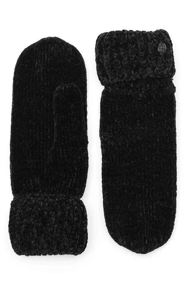 Kurt Geiger London Chenille Mittens in Black at Nordstrom