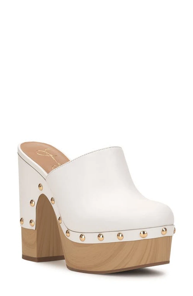 Jessica Simpson Dasally Platform Clog Bright White at Nordstrom,