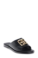 Givenchy Liquid 4G Logo Slide Sandal Black at Nordstrom,