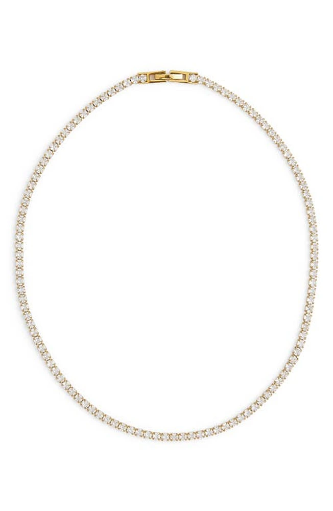 Petit Moments Kourtney Cubic Zirconia Necklace in Gold at Nordstrom