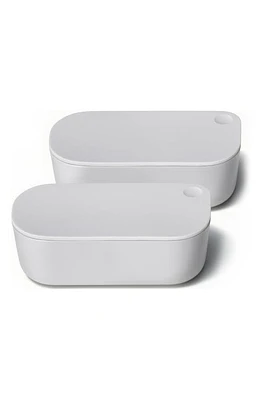 CARAWAY Dash 2-Pack Lidded Ramekins in Gray at Nordstrom