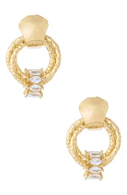 Ettika Mini Barrel Drop Earrings in Gold at Nordstrom