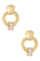 Ettika Mini Barrel Drop Earrings in Gold at Nordstrom