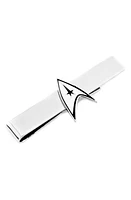 Cufflinks, Inc. Star Trek Delta Shield Tie Bar in Silver at Nordstrom