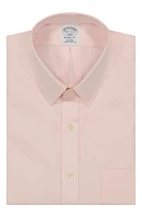 Brooks Brothers Non-Iron Regent Fit Dress Shirt in Sld Pnk at Nordstrom, Size 16 - 32