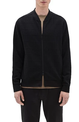 Robert Barakett Elmdon Baseball Jacket Black at Nordstrom,