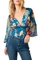 Free People Wanderlust Floral Print Bodysuit Combo at Nordstrom,