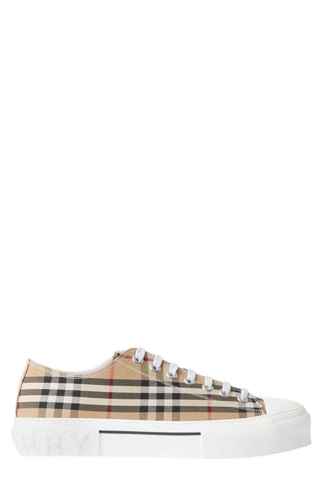 burberry Jack Check Low Top Sneaker Archive Beige Ip Chk at Nordstrom,