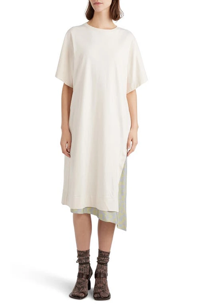 Nordstrom Dries Van Noten Oversize Asymmetric T-Shirt Dress Ecru at  Nordstrom, | The Summit