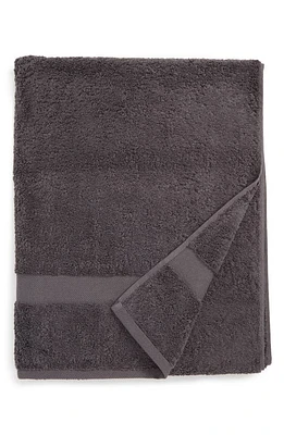 Matouk Lotus Bath Towel in Charcoal at Nordstrom