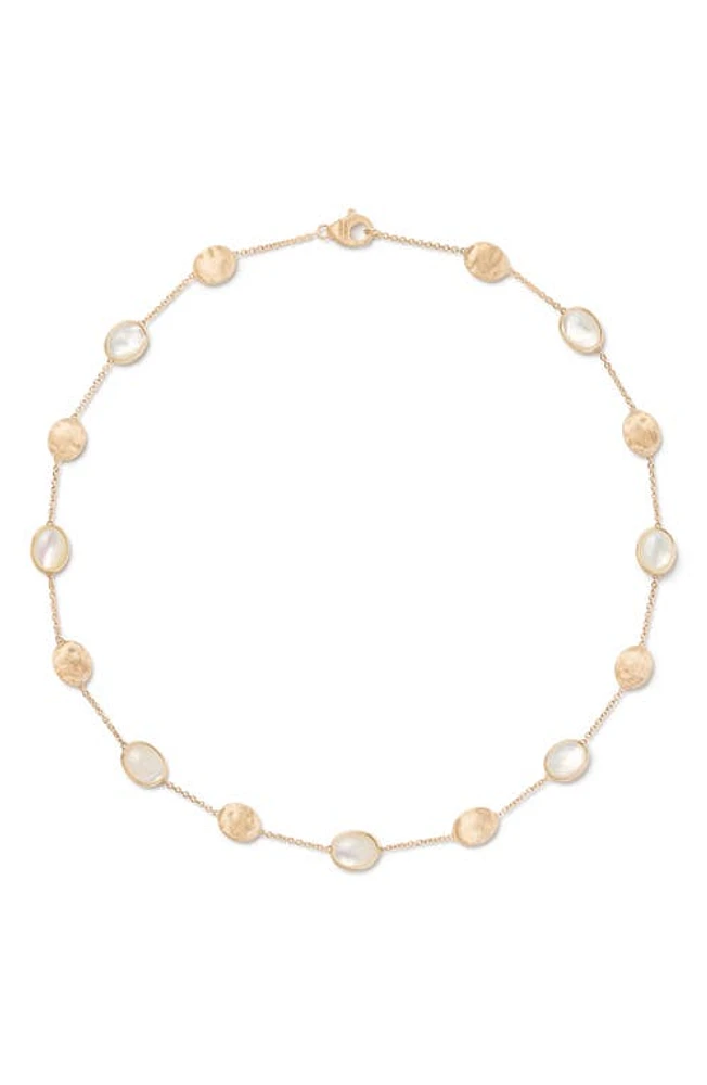 Marco Bicego Siviglia 18K Yellow Gold Mother-of-Pearl Necklace at Nordstrom