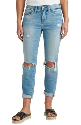 JAG Jeans Carter Ripped Cuffed Girlfriend Del Mar at Nordstrom, X 26