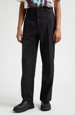 Jil Sander Wide Leg Dress Pants Black at Nordstrom, Us