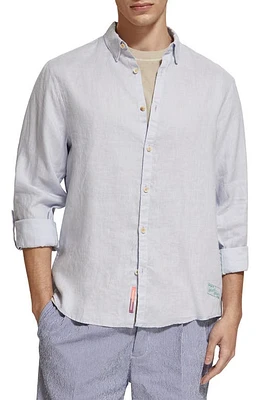 Scotch & Soda Linen Button-Up Shirt at Nordstrom,